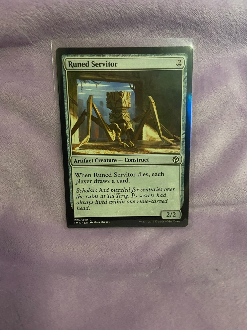 Runed Servitor Magic: The Gathering Card - White Artifact Creature